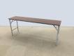 軽量会議用テーブル　天板:木目　W1800×D450　H700